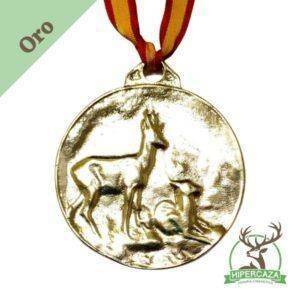 medalla corzo oro homologacion