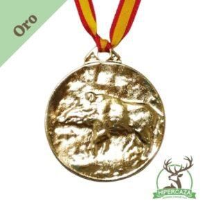 medalla jabali homologacion oro