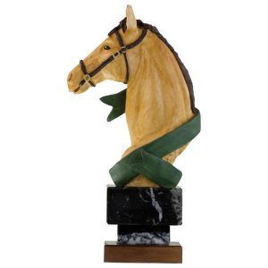 Figura de decoración con cabeza de caballo