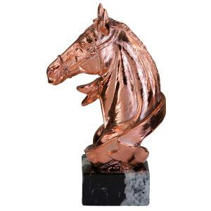 Figura de decoración con caballo